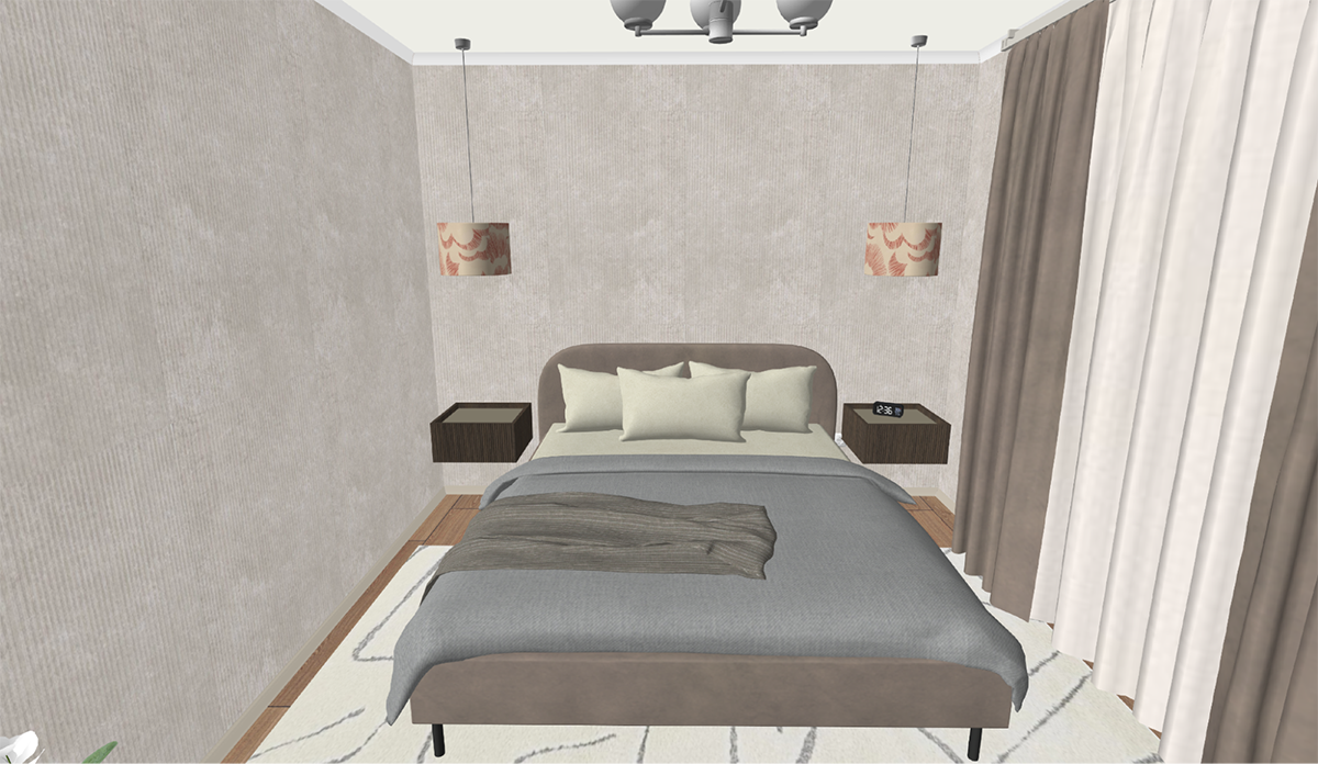 Дизайн интерьера маленькой спальни